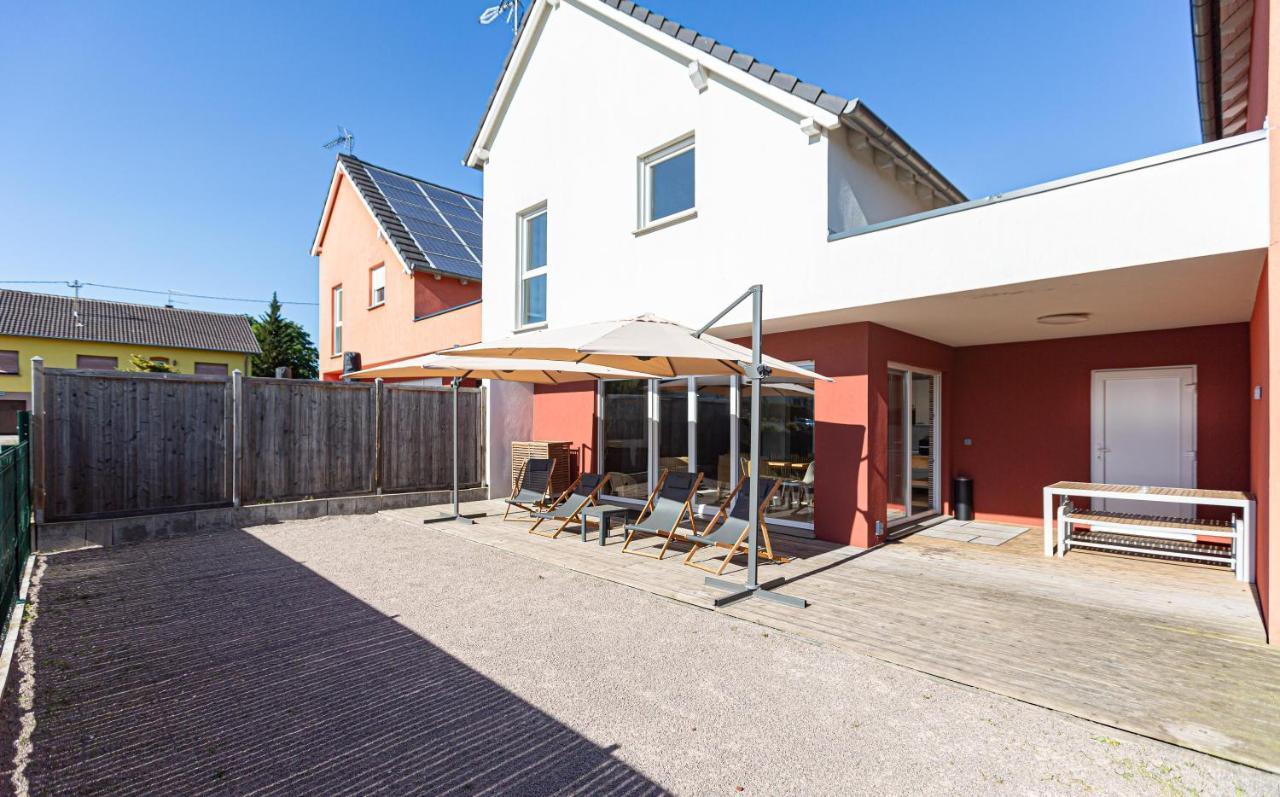 LES MAISONS SOLAIRES 4 Gîtes pour 8 à 16 pers Contact O6614O9II9 Griesheim-près-Molsheim Extérieur photo